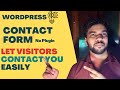 WordPress Contact Form Tutorial | Add Contact Form to Your Website Easily (WPForms & Plugins)