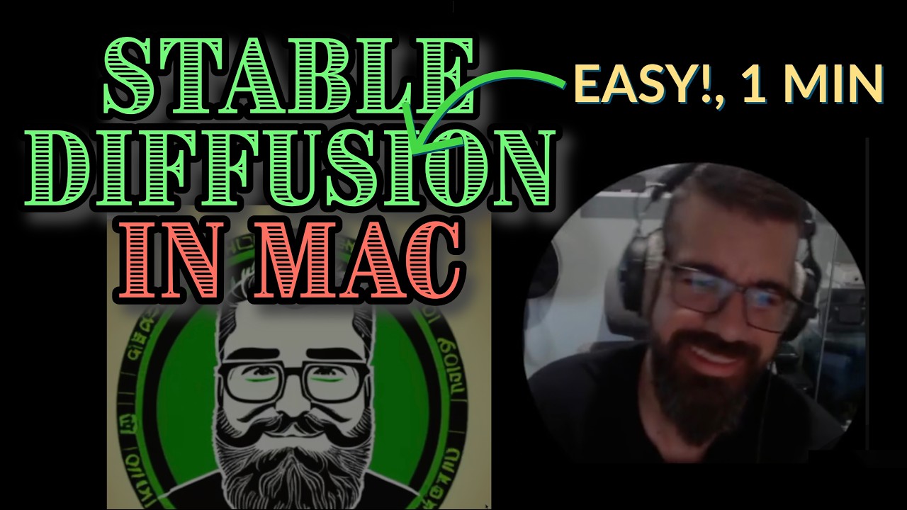 Easy Stable Diffusion in Mac, AI creates new logo! - YouTube