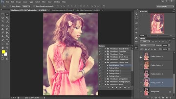 Quickly Add Photobacks Actions to Photo in Photoshop for Instant, Amazing Results