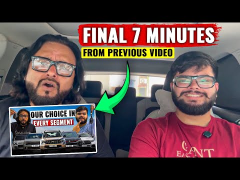 Muted Part of Our Last Video — “Our Car Choice in Every Segment”