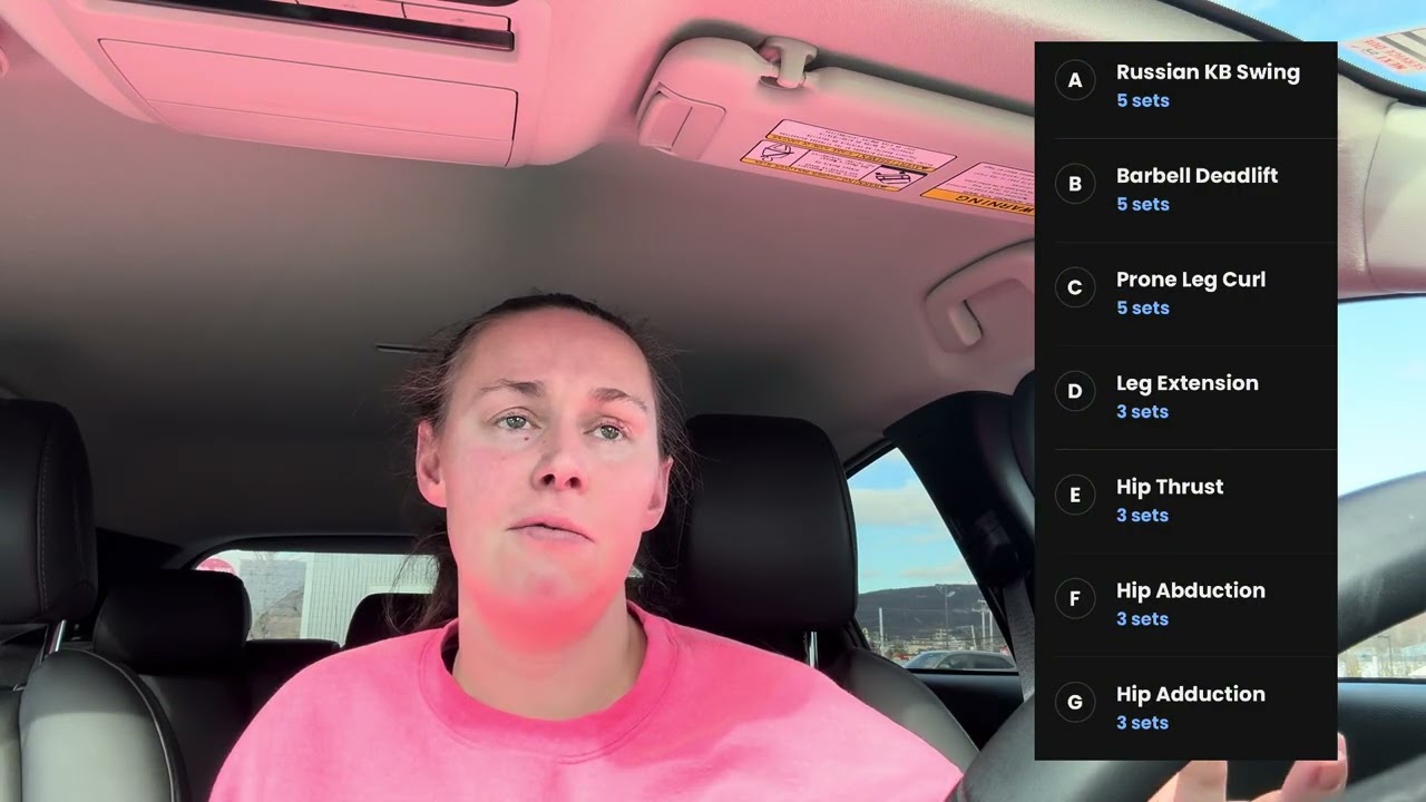 My programming for leg day (personal workout - not a client)