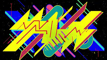 1 Hour  80s-Inspired Retro Futuristic Neo-Geo Memphis Style Animation – Seamless VJ Loop Background