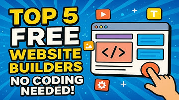 Top 5 Best FREE WEBSITE BUILDERS in 2025 (No Coding Needed!)