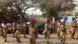 NCC cadets guard of honors to martydoms of Shetkari Andolan Jasai &amp; Uran..