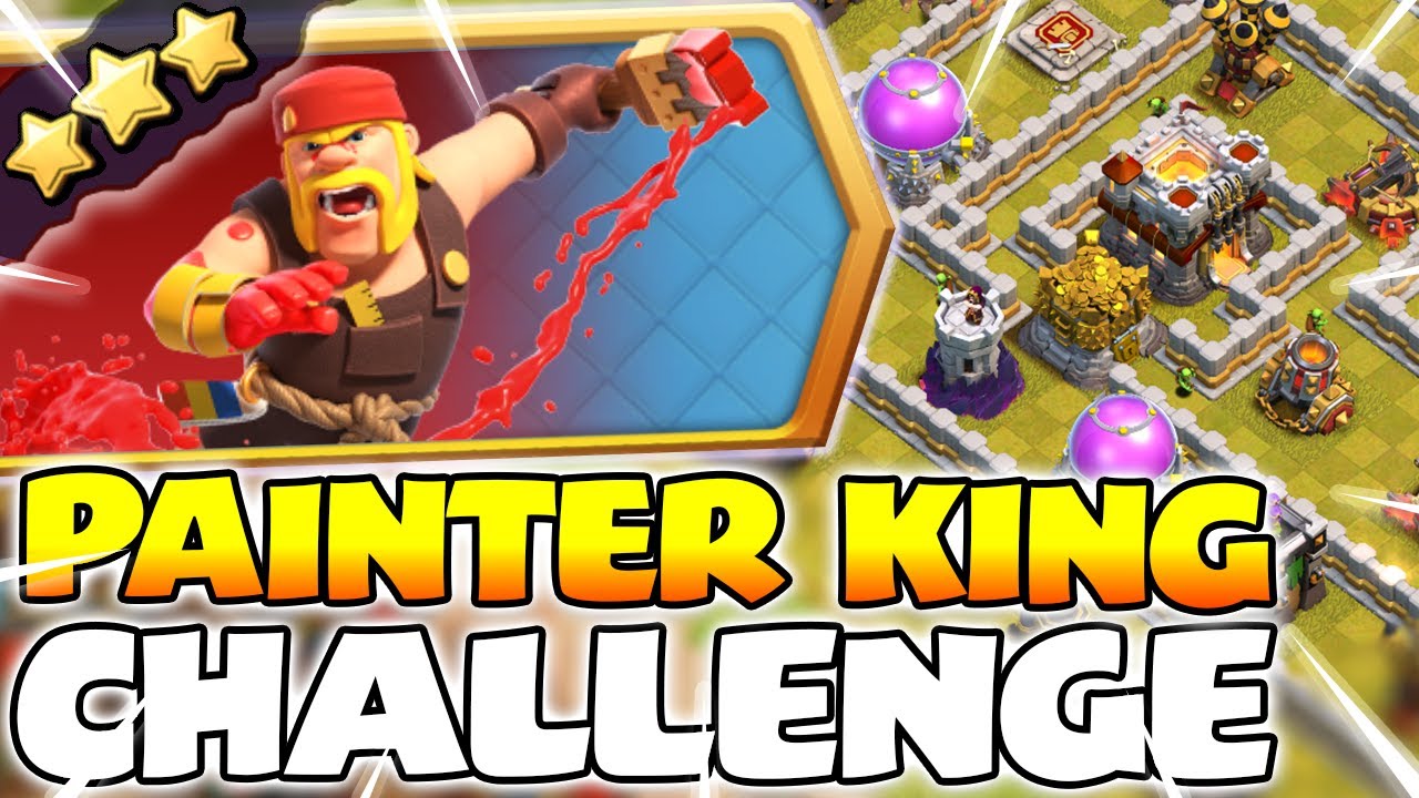 Easily 3 Star the Painter King Challenge (Clash of Clans) in 2023