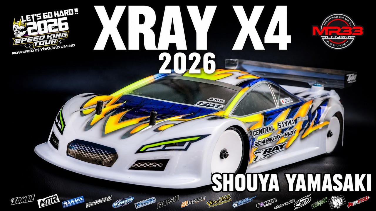 Shoya Yamazaki's XRAY X4 2026: Speed King Chassis Focus at TM