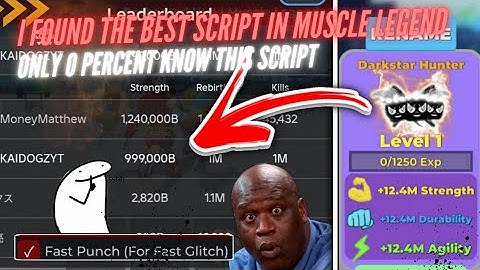 I Accidentally Revealed THIS SECRET SCRIPT in MUSCLE LEGENDS 😱💪