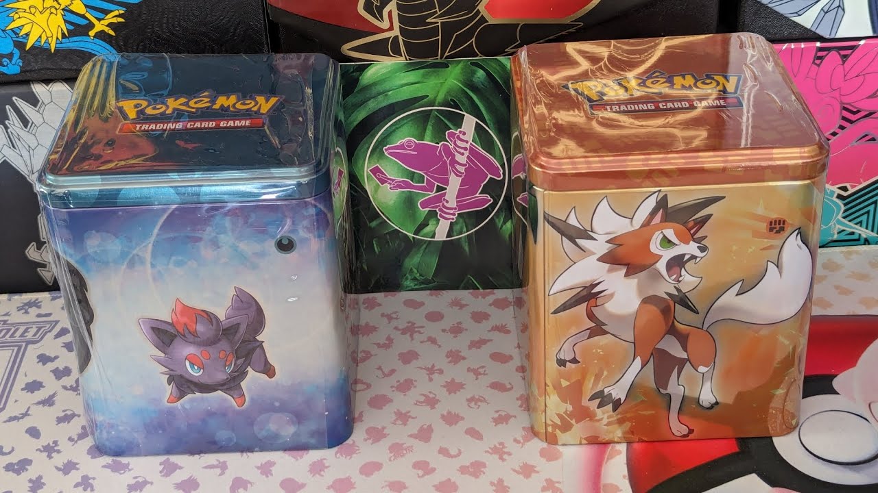 Pokemon Stacking Tins Opening - YouTube
