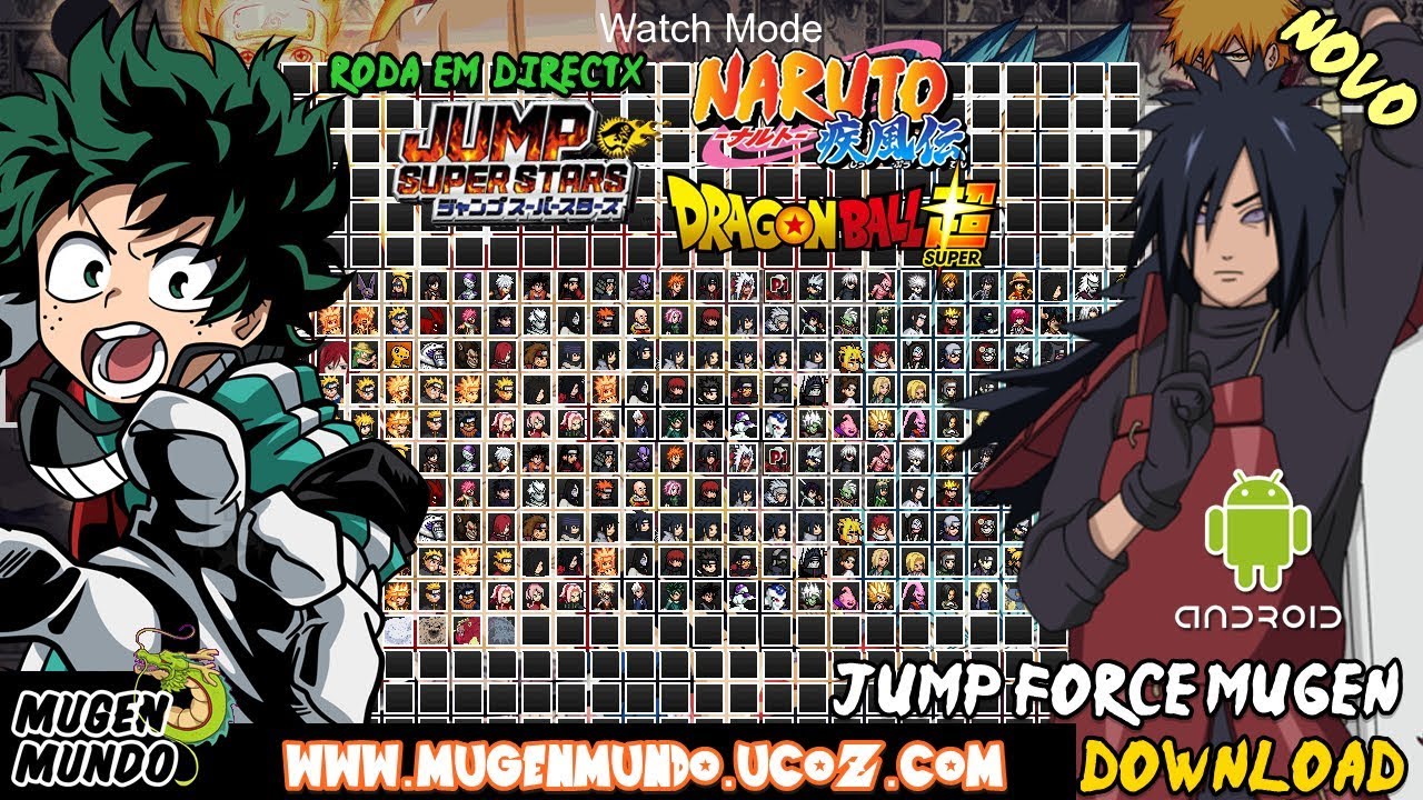 MugenMundo - JUMP FORCE MUGEN - 128 CHARS - DOWNLOAD