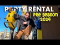 Rental guy unveils prepping our party rental business for the big season
