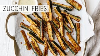 ZUCCHINI FRIES | glutenfree, lowcarb, keto