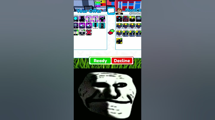 When You Make A 200 IQ Trade In Toilet Tower Defence! 😱 #shorts #roblox #trollface