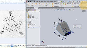 SolidWorks Surface Beginners|Exercise 2|Practice session Tutorial