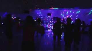 Clubbercise dance fitness masterclass with glow sticks