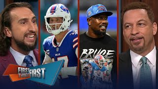 Bills hang Super Bowl banner, Von compares Josh Allen to Peyton Manning | NFL | FIRST THINGS FIRST