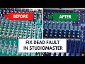 Fix Dead Fault in Studiomaster Mixer 8 Channel Easy Repair Guide