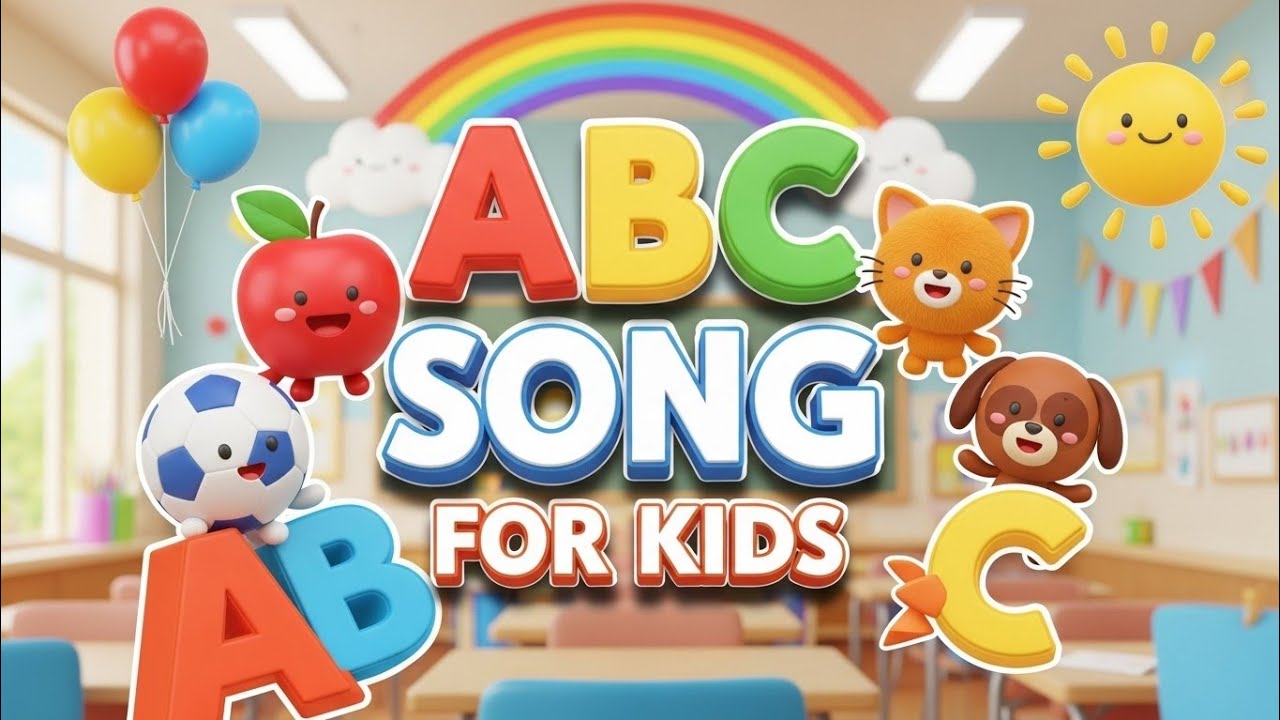 ABC Song for Kids | Learn Alphabet with Fun 3D Animation | Educational ...