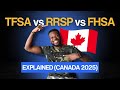 TFSA vs RRSP vs FHSA Explained (Canada 2025) | Beginner’s Guide