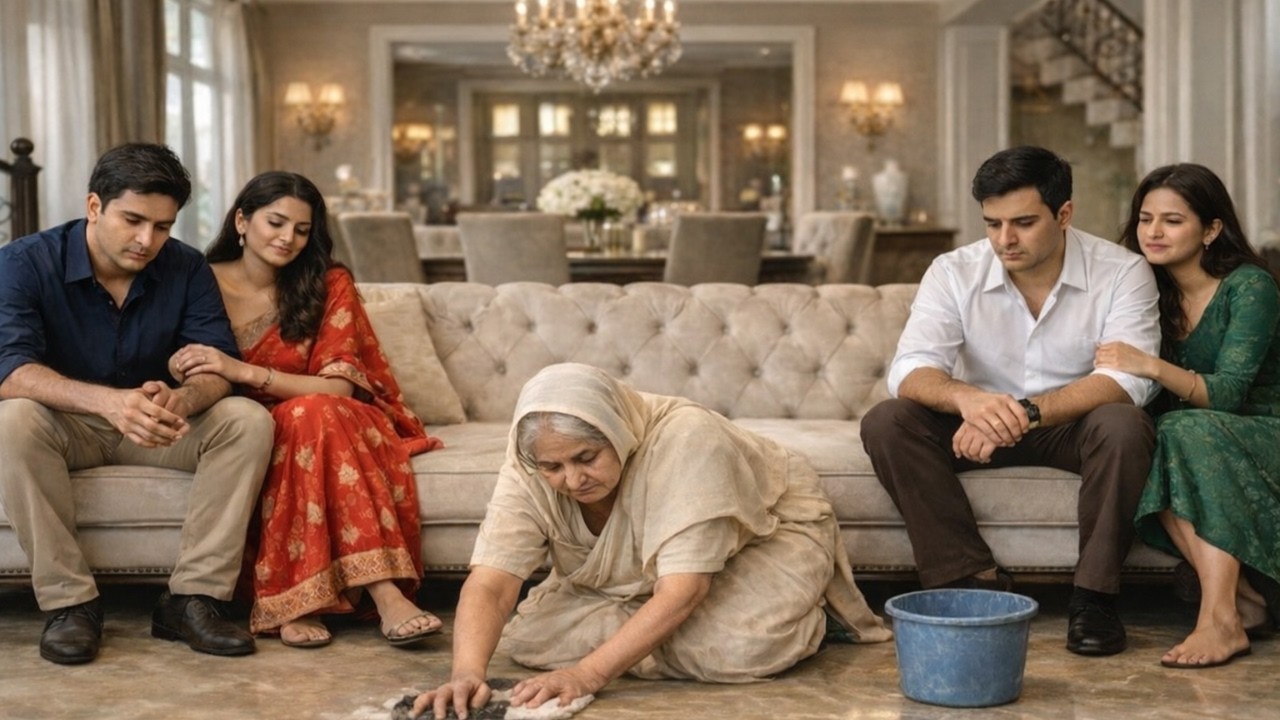 দুই ছেলে মিলে বুড়ো মাকে ভাগাভাগি করে পরিচারিকা বানিয়ে দিলো ; ভগবানের ঘরে দেরি আছে, অন্ধকার নেই