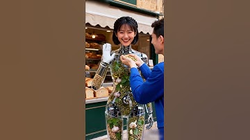 Bigilla Sauce Dispenser Robot, in Service #futuristic #robot #technology #humanoid #AI