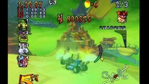 Crash Nitro Kart CNK Challenge THUNDER STRUCK