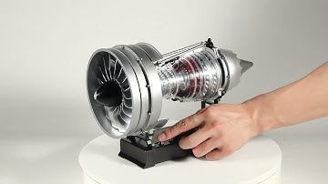 Showing the TECHING Turbofan DM121 Engine#diy