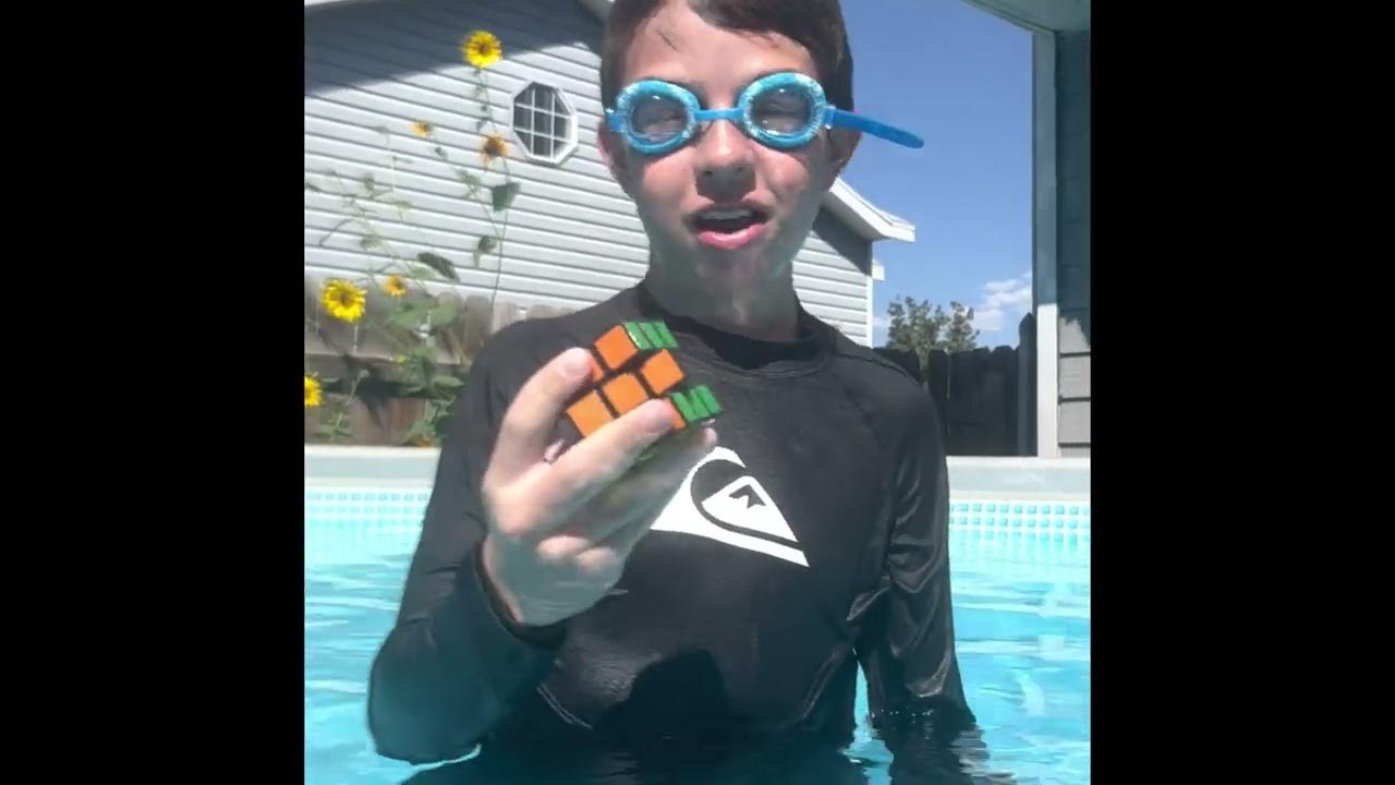 Underwater rubik s cube challenges youtube