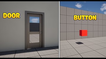 Door and Button System Replicated | Open a Door Elsewhere | Multiplayer | Unreal Engine 5 tutorial |