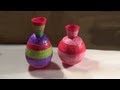 RÁPIDO E BARATO! Como DECORAR VASO de PAPEL - DIY EASY PAPER FINISHING