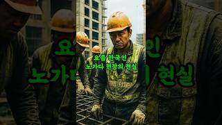 요즘 한국인 일용직 노가다 건설현장 근황