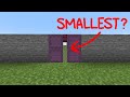 what is the smallest gap that you can walk through?