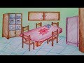 How to draw Dining Room.Step by step(easy draw) How to draw Dining Room.Step by step(easy draw)