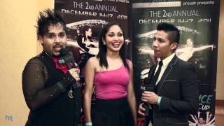 Luis Ernesto Lopez Nuñez &amp; Maritza Gonzales with Zeke Ruvalcaba at the 2011 World Latin Dance Cup