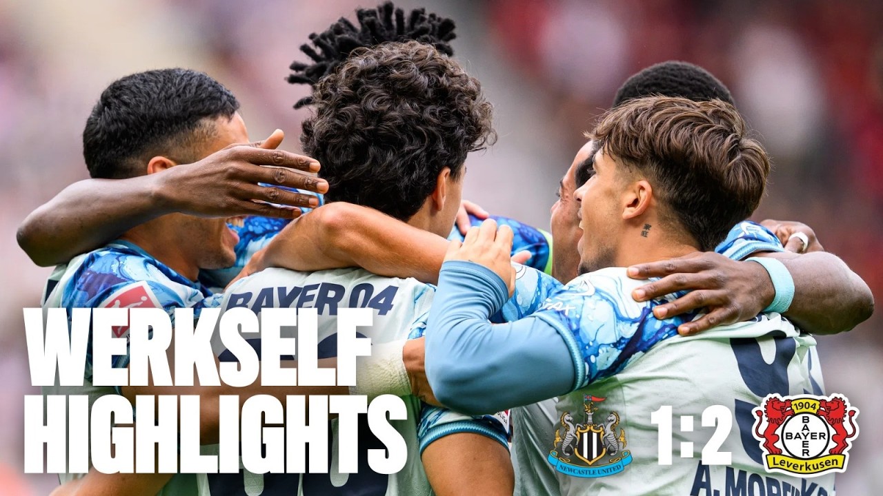 With goals from Maza & Boniface: Bayer 04 defeats Newcastle United 2-1 in away Friendly | Highlights