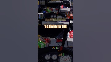 MASSIVE BUMP DRAFT EQUALS 1 2 FINISH AT DAYTONA! #shorts