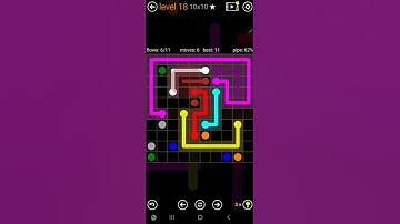 How To Solve Flow Free Jumbo Pack Level 18 10x10 Hard Board Walk Through Solution Walkthrough