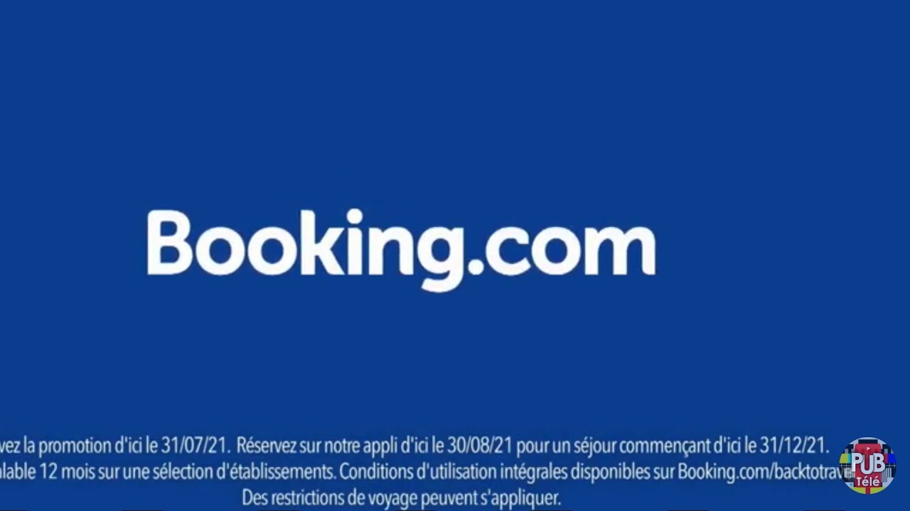 Musique pub Booking.com "les voyages reprennent" 2021
