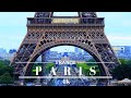 Paris Drone 4k 🇫🇷 Walking In Paris / Paris Timelapse  Cinematic Drone Footage