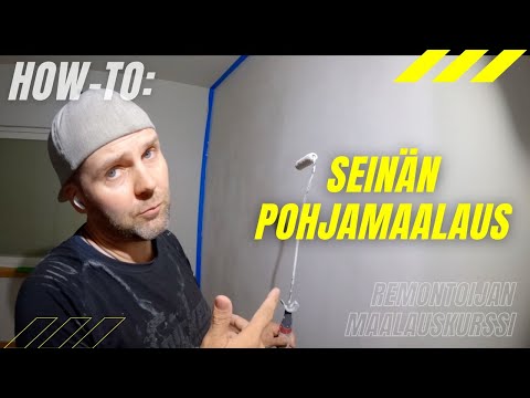 Video: Seinien pohjamaalaus. Kuinka pohjamaalaa pinnat oikein