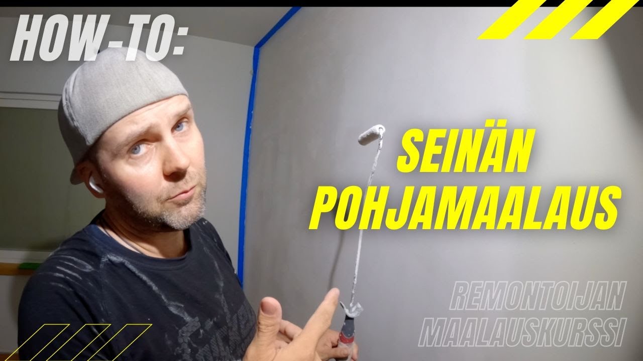 How-To: Seinän pohjamaalaus