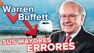 💥 WARREN BUFFETT: 😲 Sus mayores ERRORES 📉 - Value School