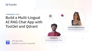 Build a Multi-Lingual AI RAG Chat App with ToolJet + Qdrant