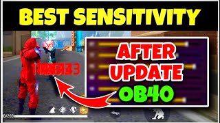 Best Headshot Sensitivity Settings After Ob40 Update Free Fire