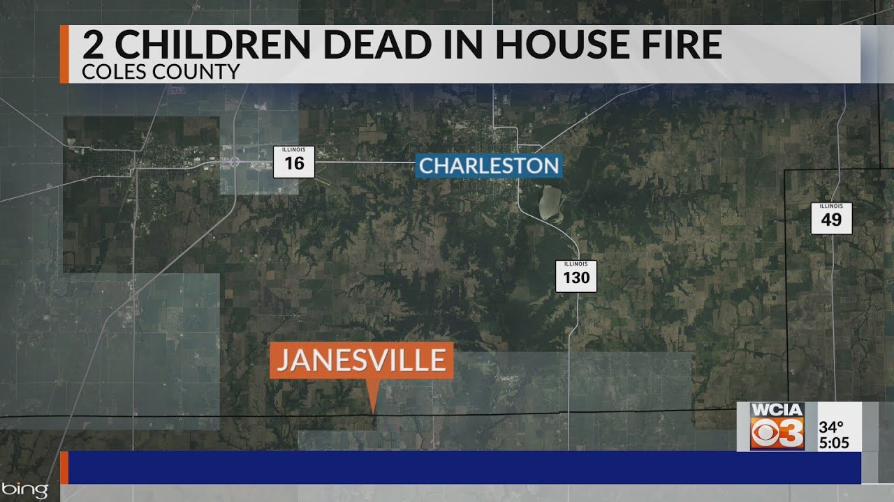 Coroner ID’s two children who died in Coles Co. house fire - YouTube