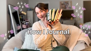 my 2025 journals: creative journaling inspiration :)