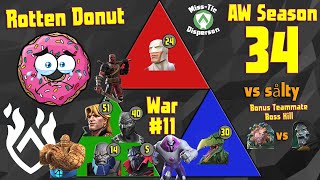 AW S34 War #11 vs sålty - Rotten Donut...  😥