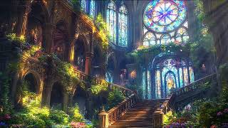 Grand Royal Castle Interior 🏰 Glowing Chandeliers & Majestic Halls | Relaxing Fantasy Lofi for Sleep