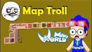 Mini world: Map troll tưởng không khó ai ngờ khó không tưởng