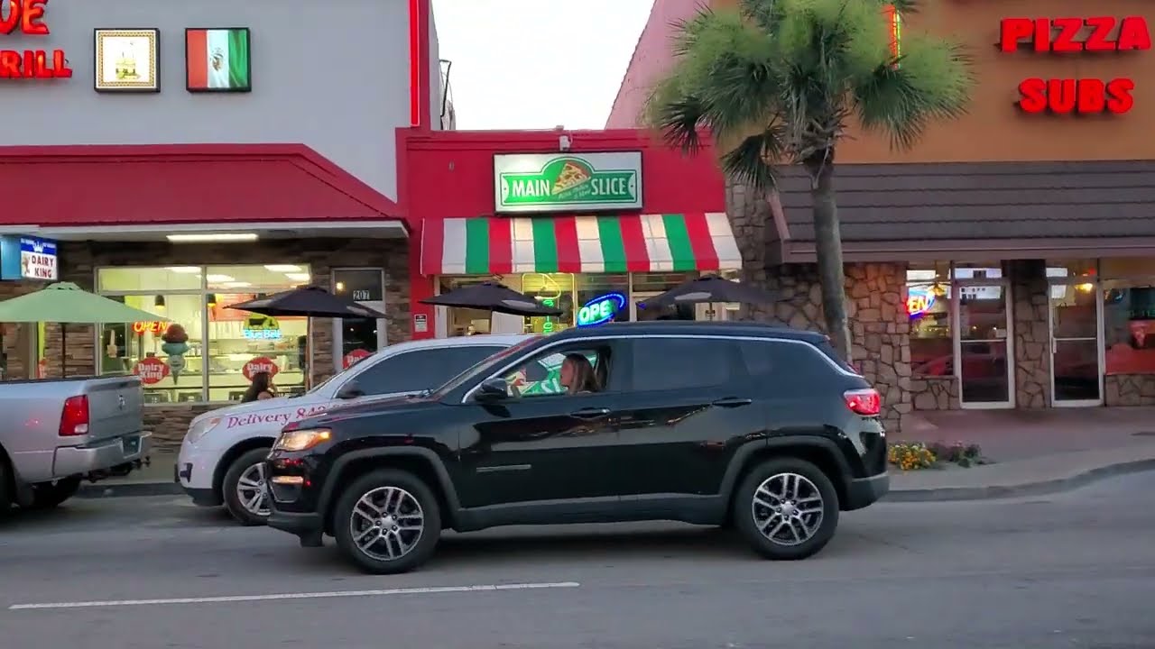 Main Street in North Myrtle Beach, South Carolina in the heart of North