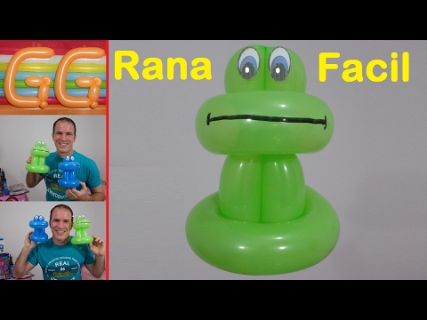 Frog balloon tutorial - One Balloon Frog